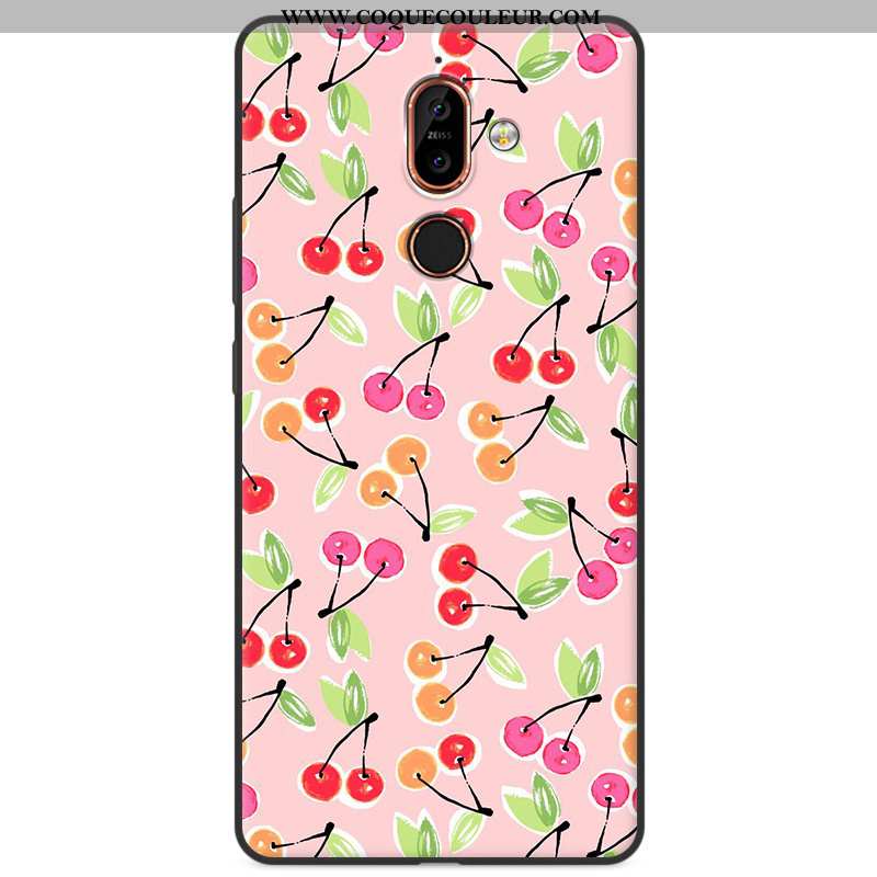 Housse Nokia 7 Plus Protection Silicone Incassable, Étui Nokia 7 Plus Dessin Animé Tout Compris Colo