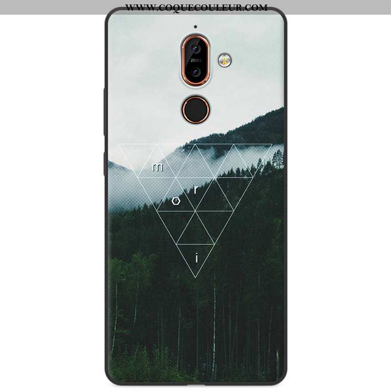 Housse Nokia 7 Plus Protection Silicone Incassable, Étui Nokia 7 Plus Dessin Animé Tout Compris Colo