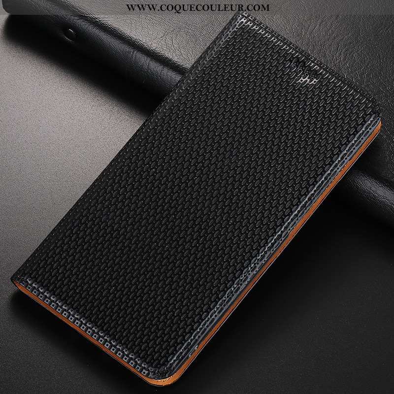 Housse Nokia 8.1 Cuir Véritable Coque Étui, Étui Nokia 8.1 Protection Incassable Marron