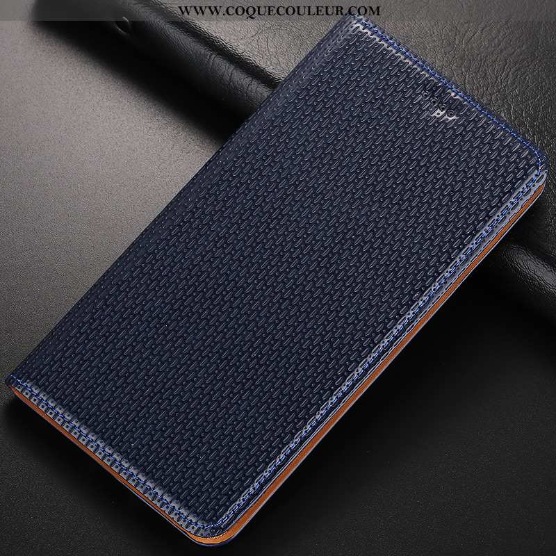 Housse Nokia 8.1 Cuir Véritable Coque Étui, Étui Nokia 8.1 Protection Incassable Marron