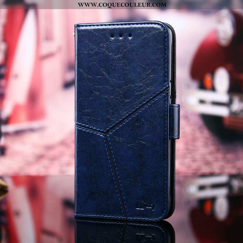 Housse Nokia 8.1 Cuir Coque Tout Compris, Étui Nokia 8.1 Modèle Fleurie Rouge