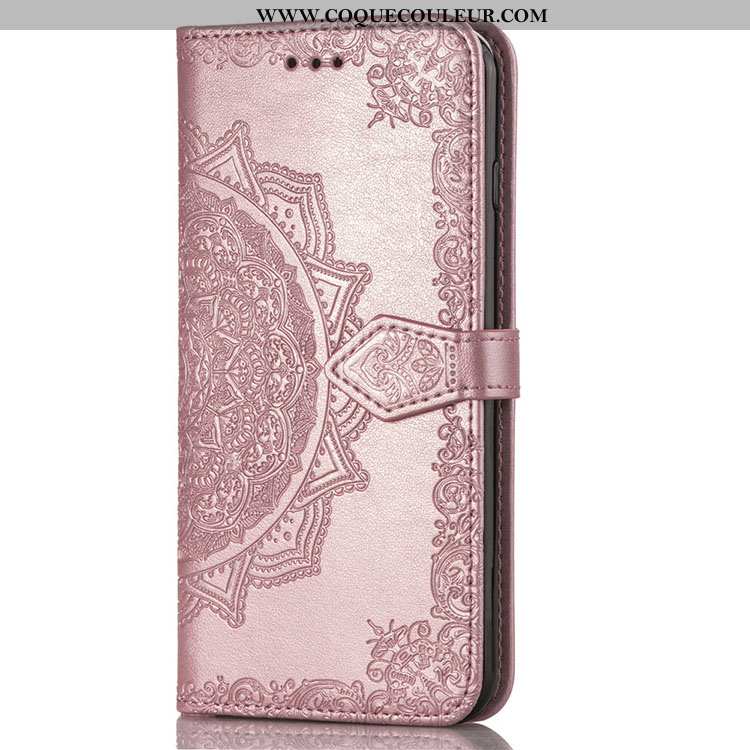 Coque Nokia 8.1 Fluide Doux Cuir, Housse Nokia 8.1 Silicone Téléphone Portable Rose