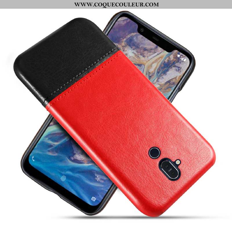 Étui Nokia 8.1 Protection Incassable Téléphone Portable, Coque Nokia 8.1 Personnalité Qualité Bleu