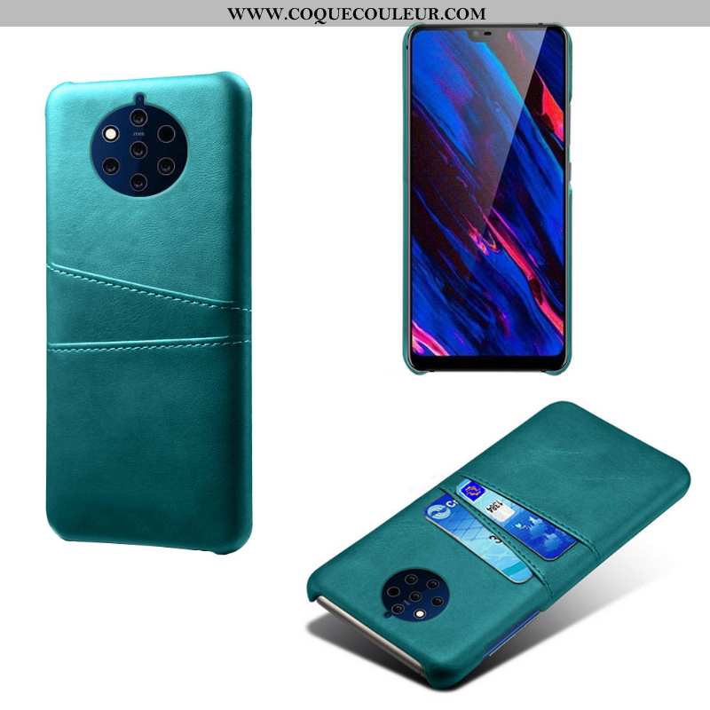 Étui Nokia 9 Pureview Cuir Carte Pu, Coque Nokia 9 Pureview Téléphone Portable Gris