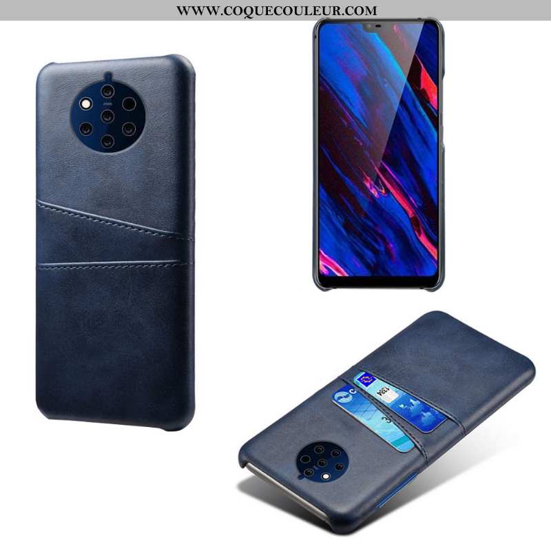 Étui Nokia 9 Pureview Cuir Carte Pu, Coque Nokia 9 Pureview Téléphone Portable Gris