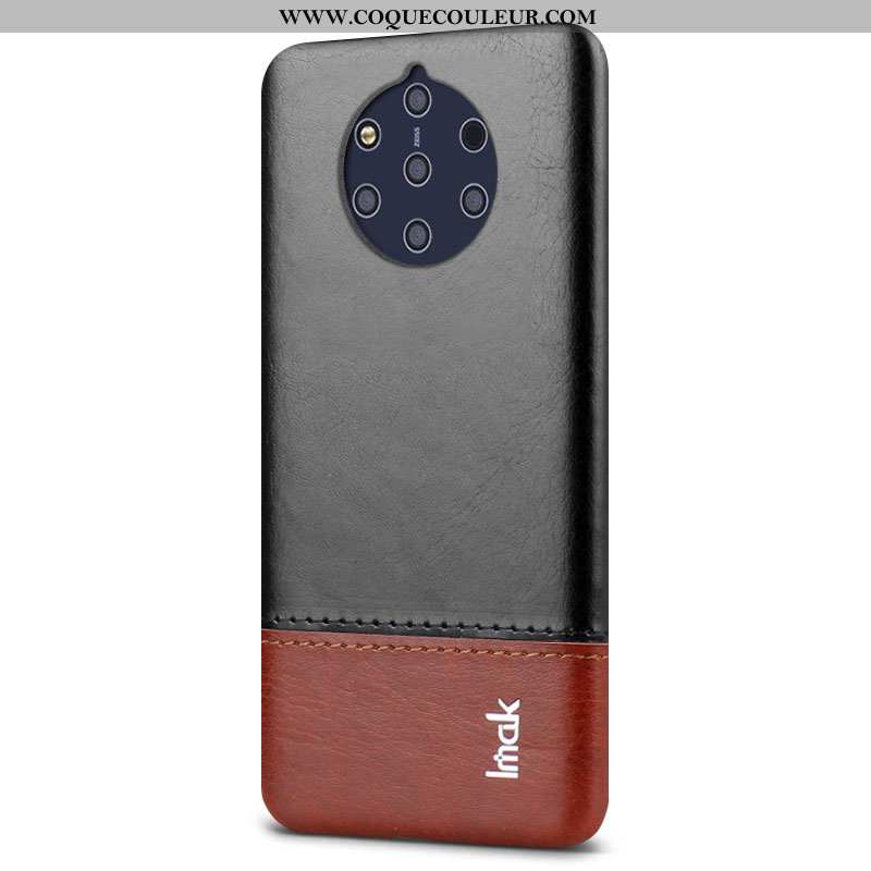 Étui Nokia 9 Pureview Cuir Personnalité Étui, Coque Nokia 9 Pureview Protection Pu Noir