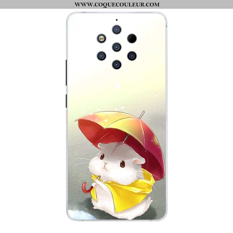 Coque Nokia 9 Pureview Protection Dessin Animé, Housse Nokia 9 Pureview Créatif Incassable Rose