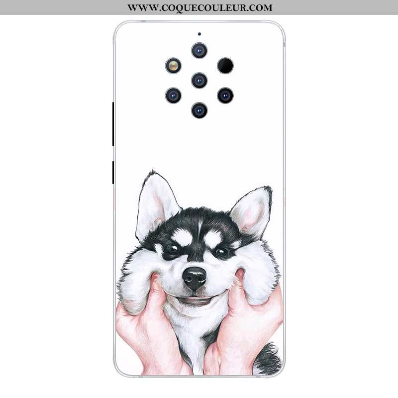 Coque Nokia 9 Pureview Protection Dessin Animé, Housse Nokia 9 Pureview Créatif Incassable Rose