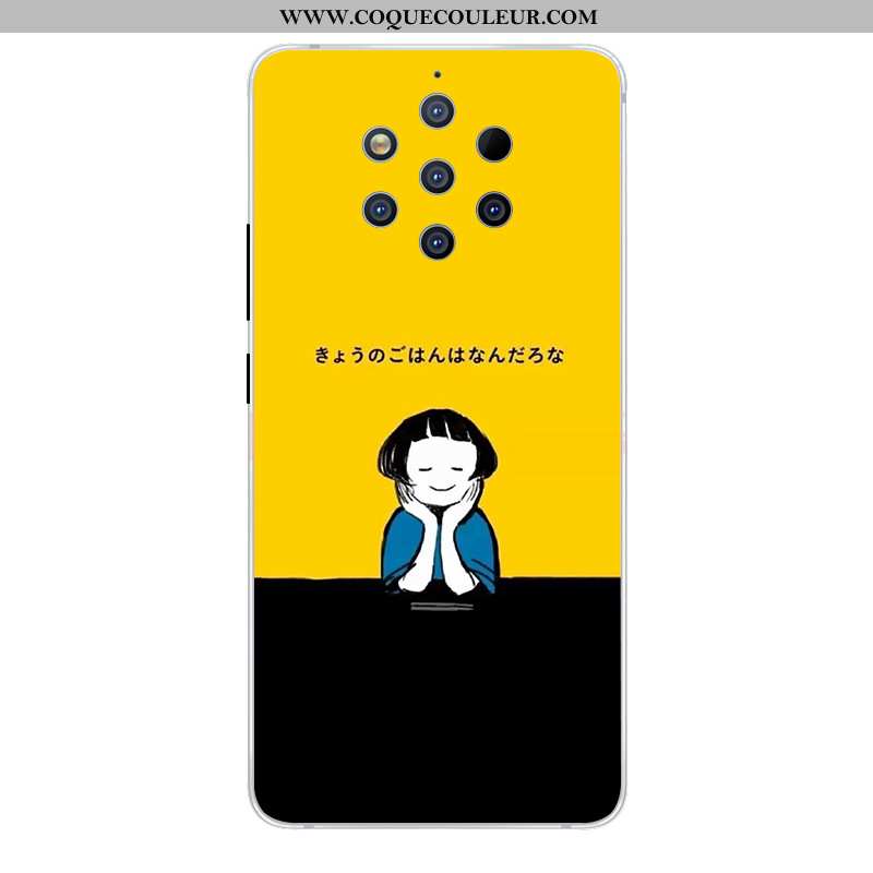 Coque Nokia 9 Pureview Protection Dessin Animé, Housse Nokia 9 Pureview Créatif Incassable Rose