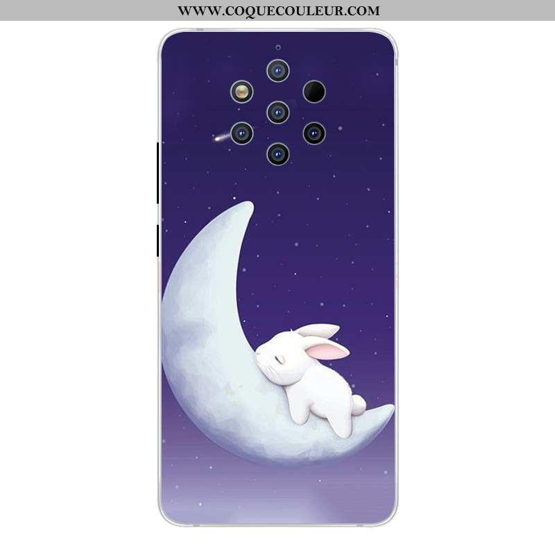 Coque Nokia 9 Pureview Protection Dessin Animé, Housse Nokia 9 Pureview Créatif Incassable Rose