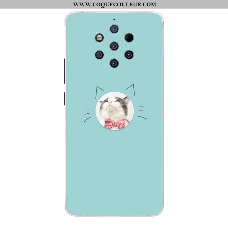 Coque Nokia 9 Pureview Protection Dessin Animé, Housse Nokia 9 Pureview Créatif Incassable Rose