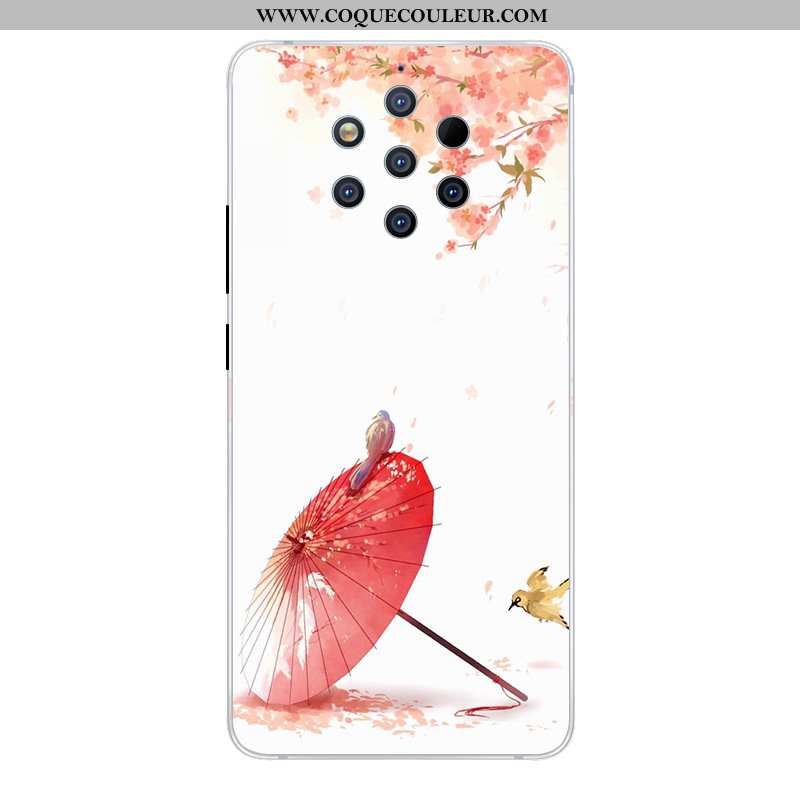 Coque Nokia 9 Pureview Protection Dessin Animé, Housse Nokia 9 Pureview Créatif Incassable Rose