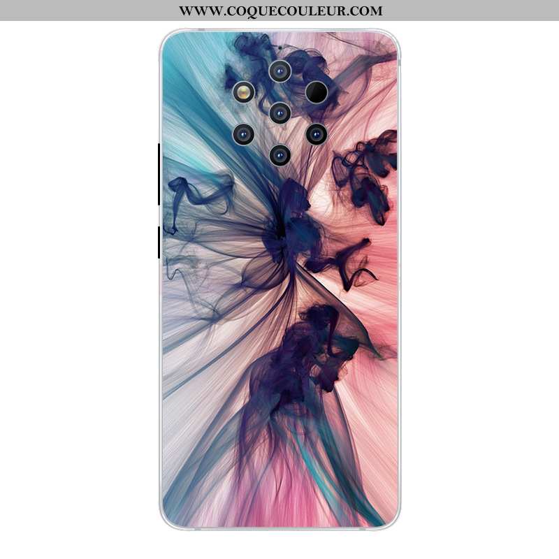 Coque Nokia 9 Pureview Protection Dessin Animé, Housse Nokia 9 Pureview Créatif Incassable Rose