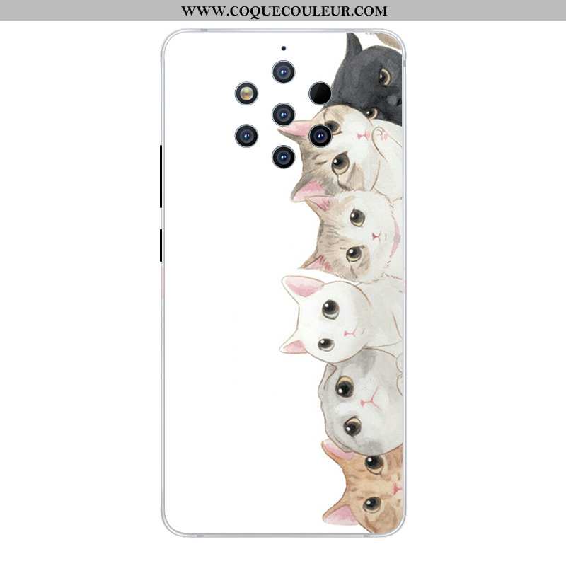 Coque Nokia 9 Pureview Protection Dessin Animé, Housse Nokia 9 Pureview Créatif Incassable Rose