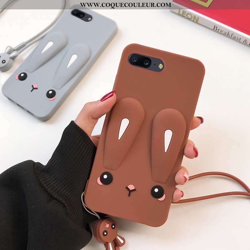 Coque Oneplus 5 Silicone Téléphone Portable Étui, Housse Oneplus 5 Fluide Doux Tout Compris Marron