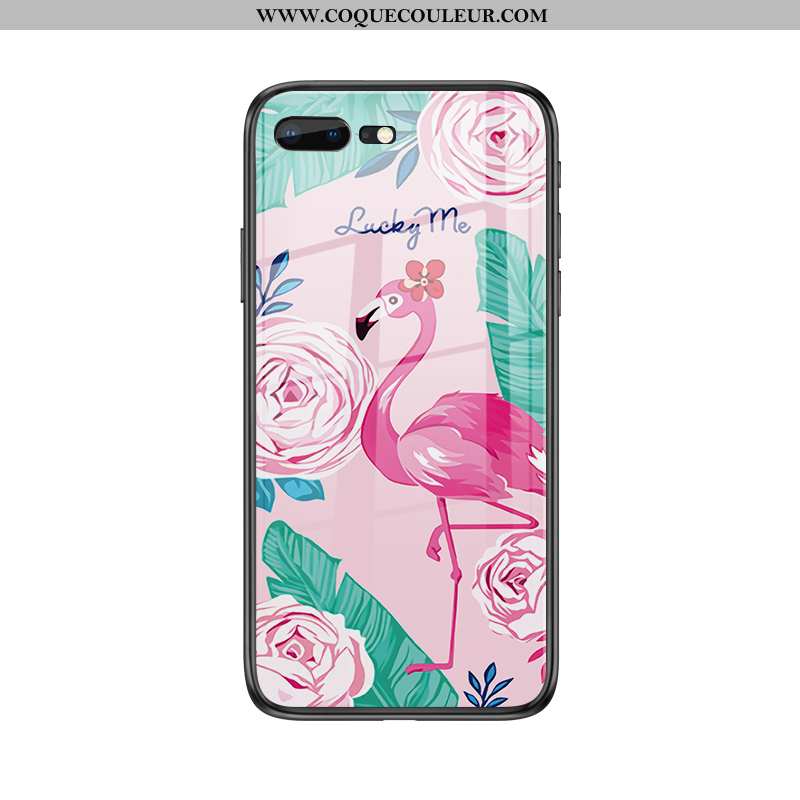 Coque Oneplus 5 Verre Étui Coque, Housse Oneplus 5 Tendance Téléphone Portable Rose