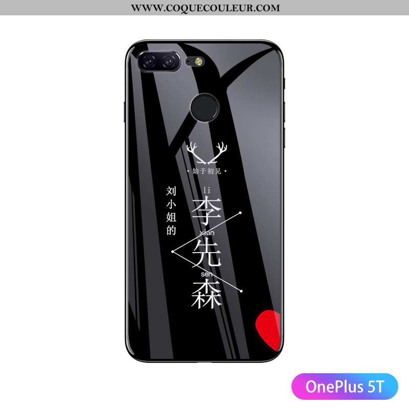 Housse Oneplus 5t Personnalité Amoureux Téléphone Portable, Étui Oneplus 5t Ultra Personnalisé Rouge