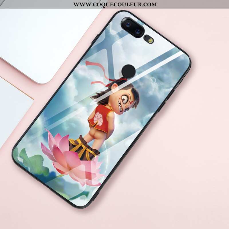 Coque Oneplus 5t Verre Incassable Tout Compris, Housse Oneplus 5t Personnalité Téléphone Portable Ro