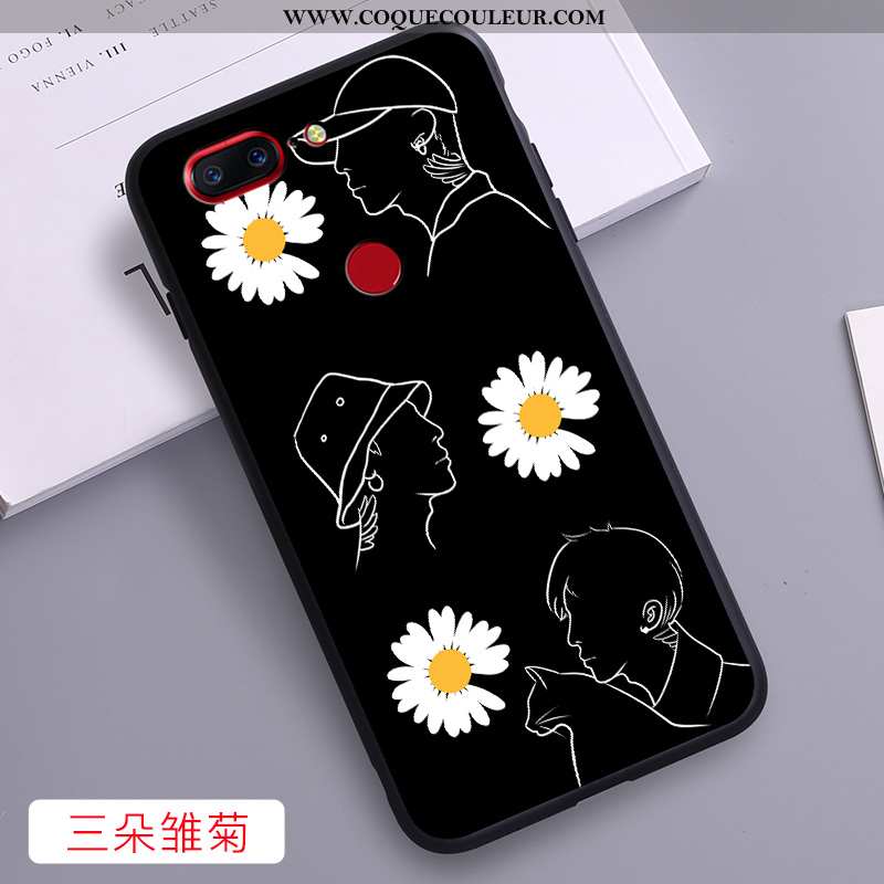 Étui Oneplus 5t Créatif Protection Étui, Coque Oneplus 5t Dessin Animé Noir