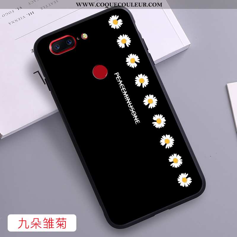 Étui Oneplus 5t Créatif Protection Étui, Coque Oneplus 5t Dessin Animé Noir