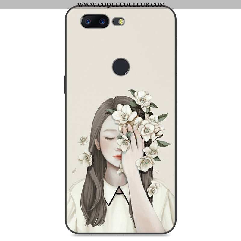 Étui Oneplus 5t Fluide Doux Art Coque, Coque Oneplus 5t Protection Frais Blanche