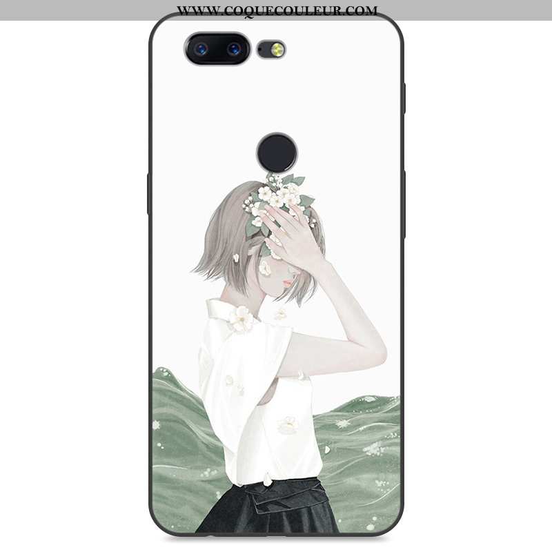 Étui Oneplus 5t Fluide Doux Art Coque, Coque Oneplus 5t Protection Frais Blanche