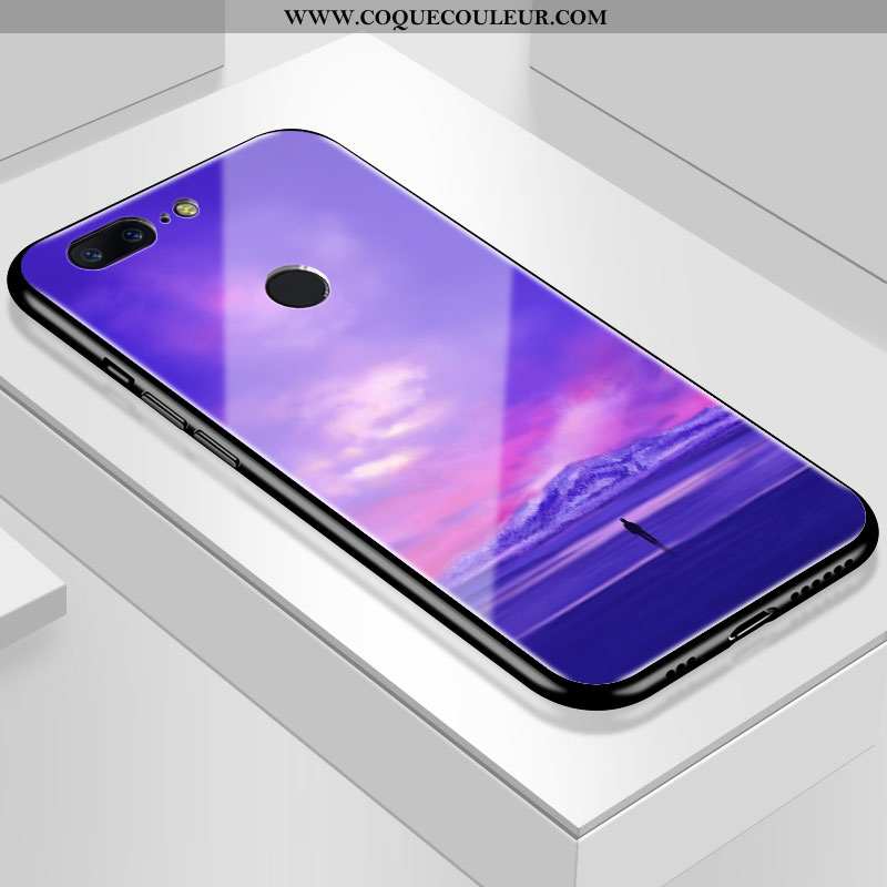 Coque Oneplus 5t Personnalité Ciel Étoilé Incassable, Housse Oneplus 5t Protection Simple Violet