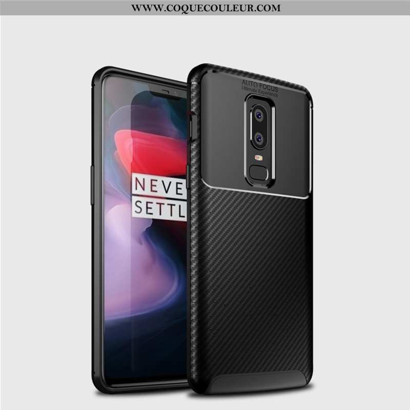 Étui Oneplus 6 Ultra Silicone Téléphone Portable, Coque Oneplus 6 Tendance Personnalité Bleu