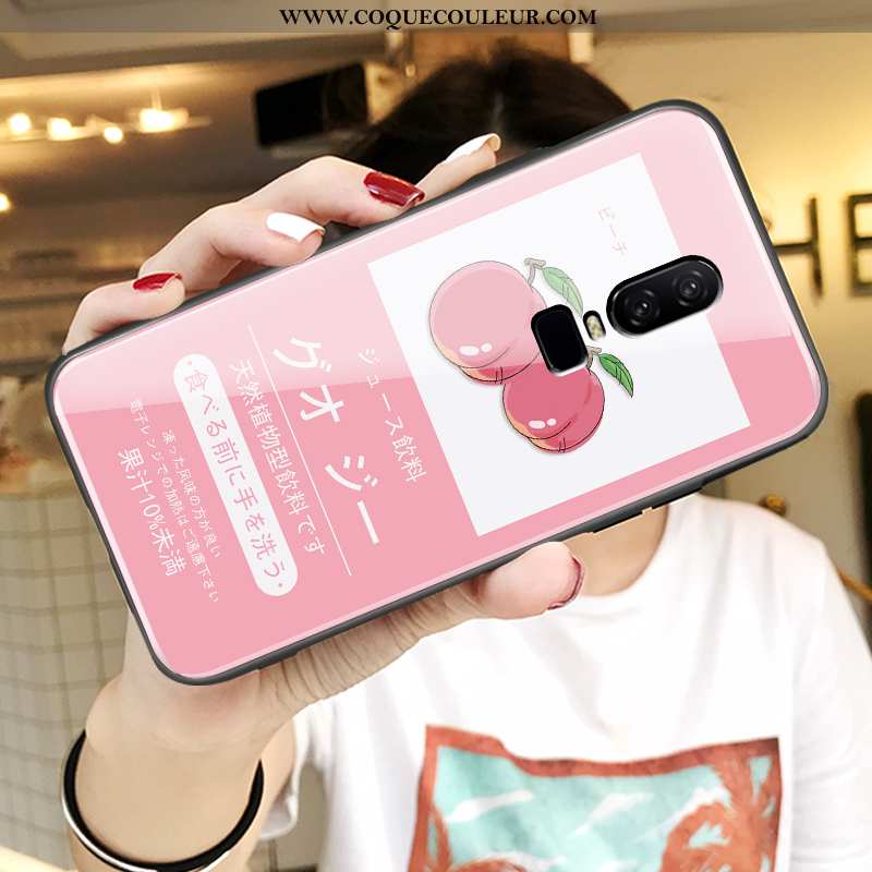 Coque Oneplus 6 Tendance Tout Compris Nouveau, Housse Oneplus 6 Fluide Doux Téléphone Portable Rose