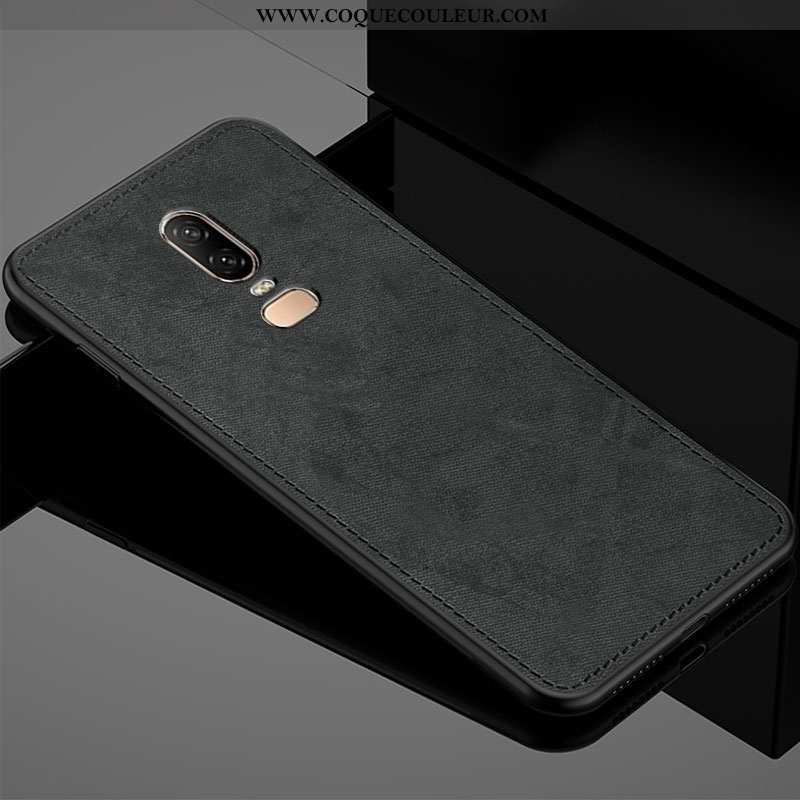 Étui Oneplus 6 Protection Tissu Incassable, Coque Oneplus 6 Ultra Mode Rouge