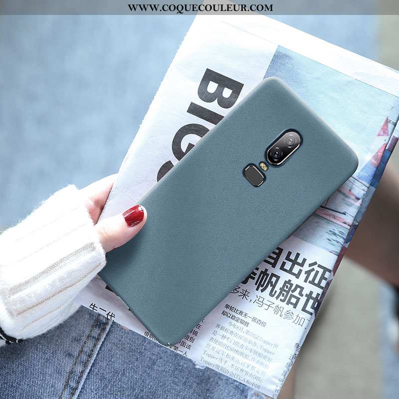 Housse Oneplus 6 Légère Coque Créatif, Étui Oneplus 6 Protection Incassable Rouge