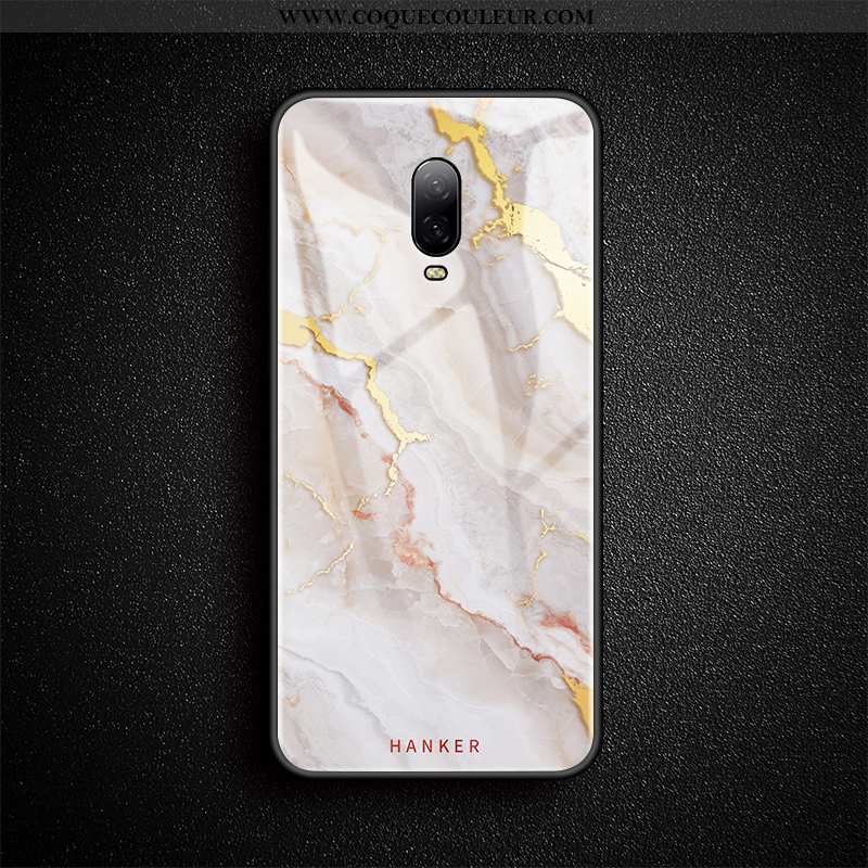 Coque Oneplus 6t Tendance Incassable Protection, Housse Oneplus 6t Fluide Doux Créatif Bleu