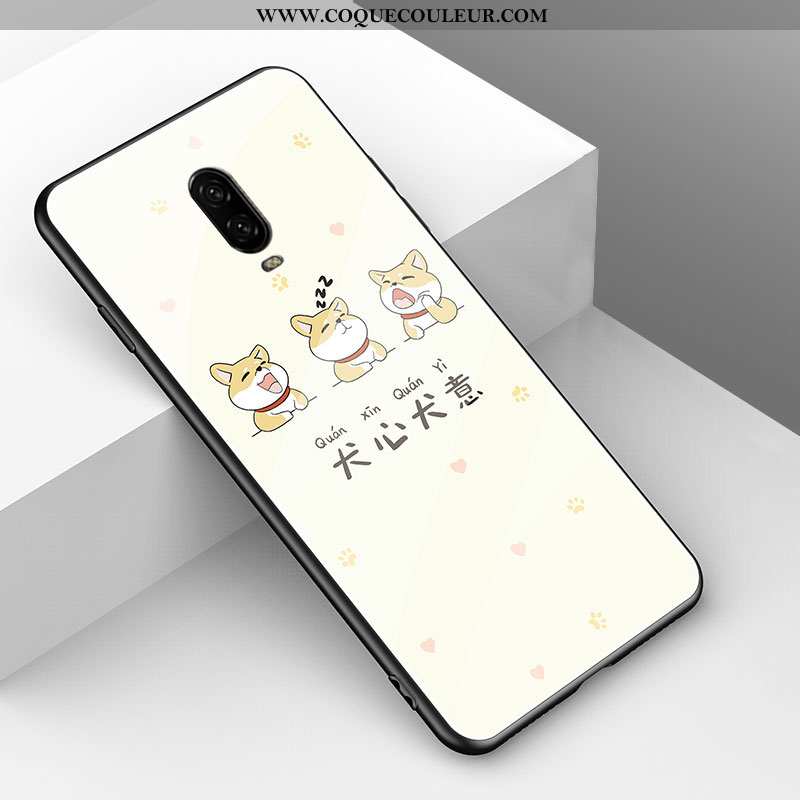 Étui Oneplus 6t Charmant Dessin Animé, Coque Oneplus 6t Fluide Doux Animal Rouge