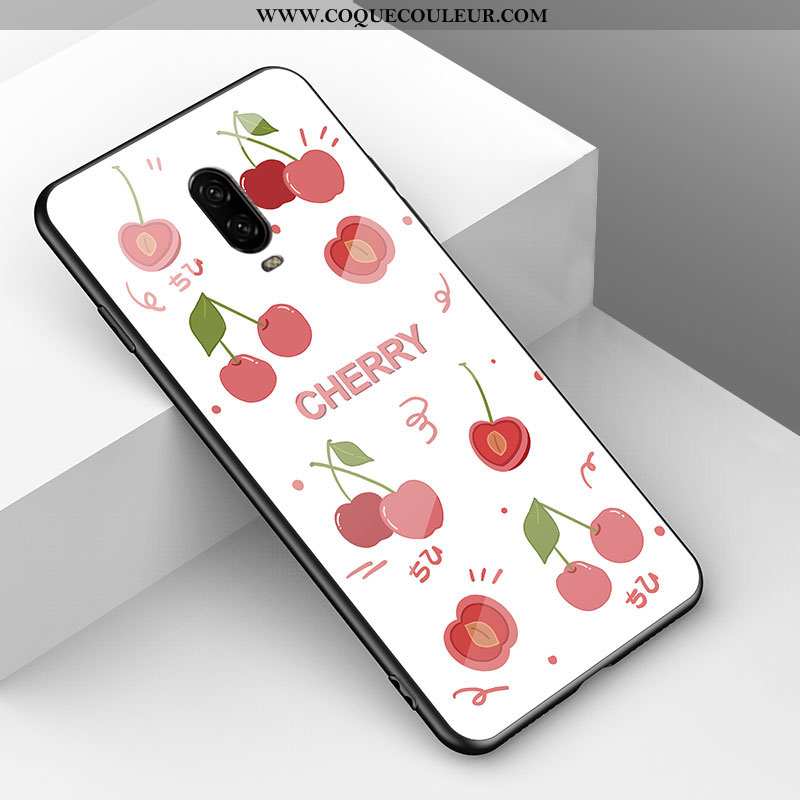 Étui Oneplus 6t Charmant Dessin Animé, Coque Oneplus 6t Fluide Doux Animal Rouge