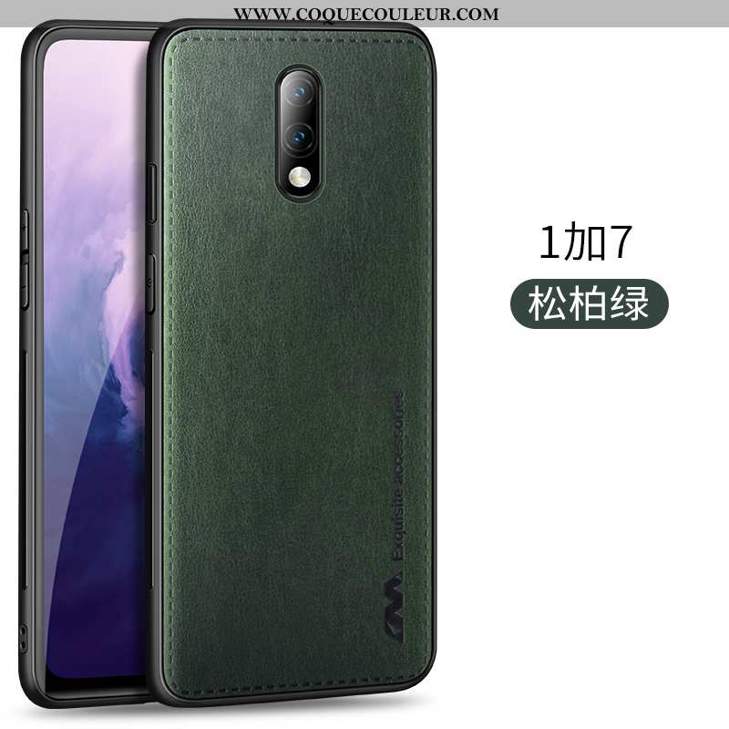 Étui Oneplus 7 Ultra Magnétisme Luxe, Coque Oneplus 7 Légère Qualité Verte