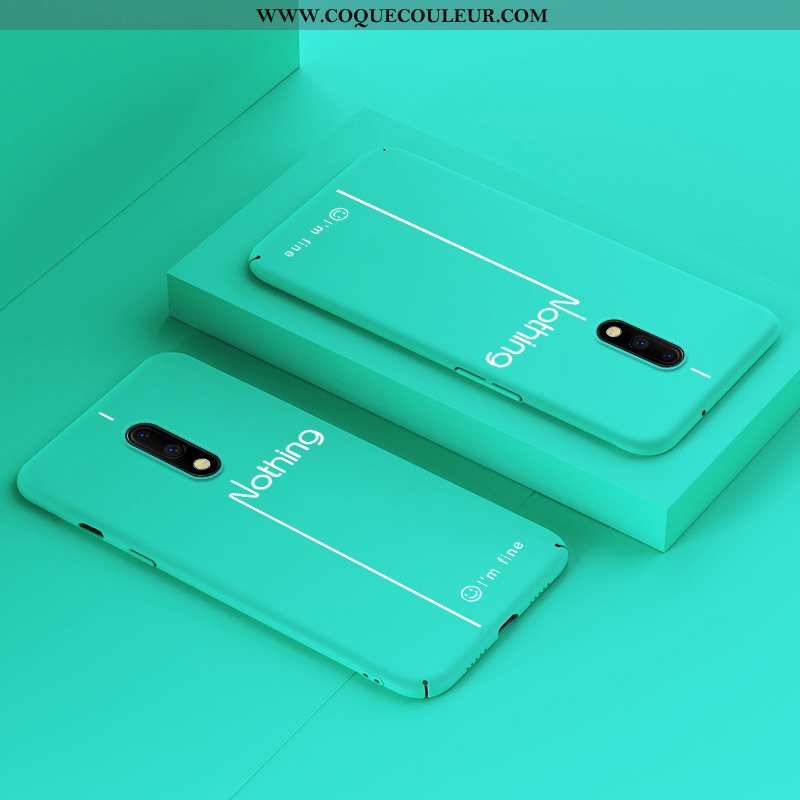 Housse Oneplus 7 Ultra Tout Compris Protection, Étui Oneplus 7 Tendance Incassable Verte