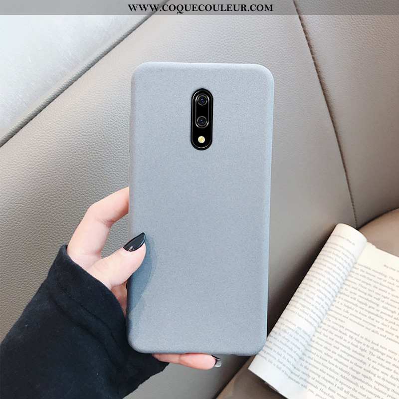 Étui Oneplus 7 Fluide Doux Tendance Incassable, Coque Oneplus 7 Silicone Délavé En Daim Gris