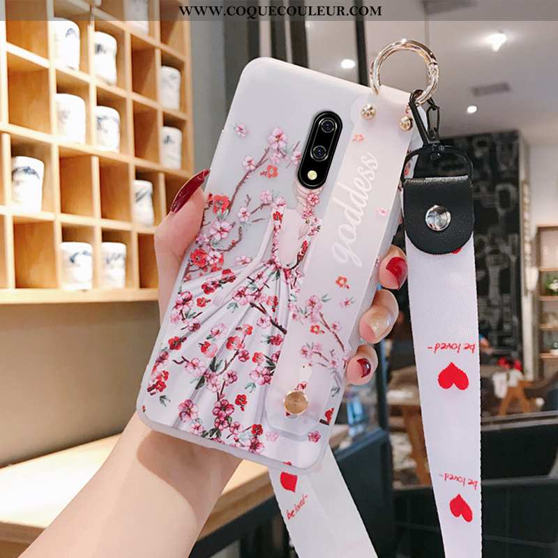 Housse Oneplus 7 Tendance Protection Transparent, Étui Oneplus 7 Fluide Doux Ornements Suspendus Ros