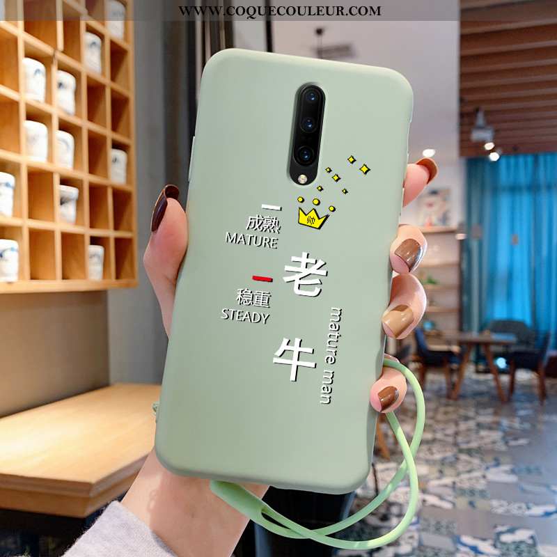 Étui Oneplus 7 Pro Ultra Coque Vert, Oneplus 7 Pro Légère Amoureux Verte