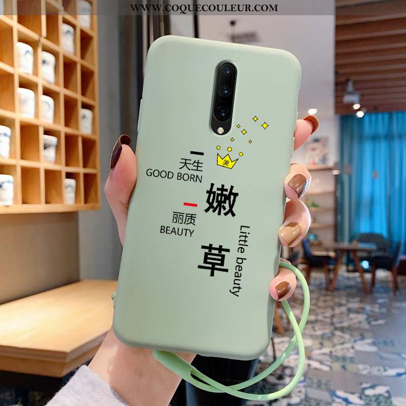 Étui Oneplus 7 Pro Ultra Coque Vert, Oneplus 7 Pro Légère Amoureux Verte