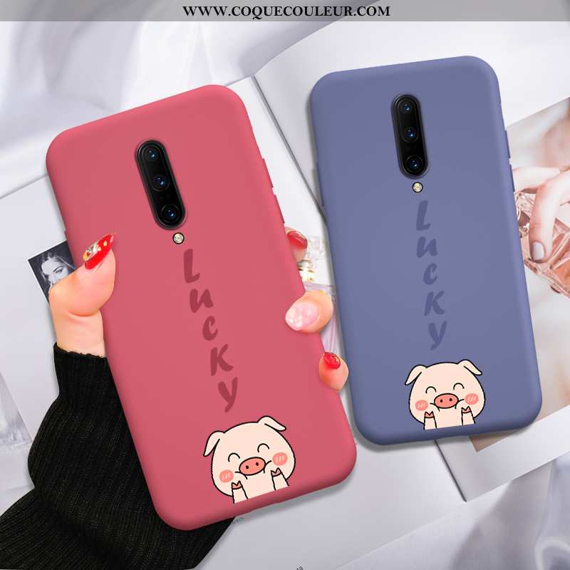 Coque Oneplus 7 Pro Créatif Charmant Tendance, Housse Oneplus 7 Pro Dessin Animé Bleu