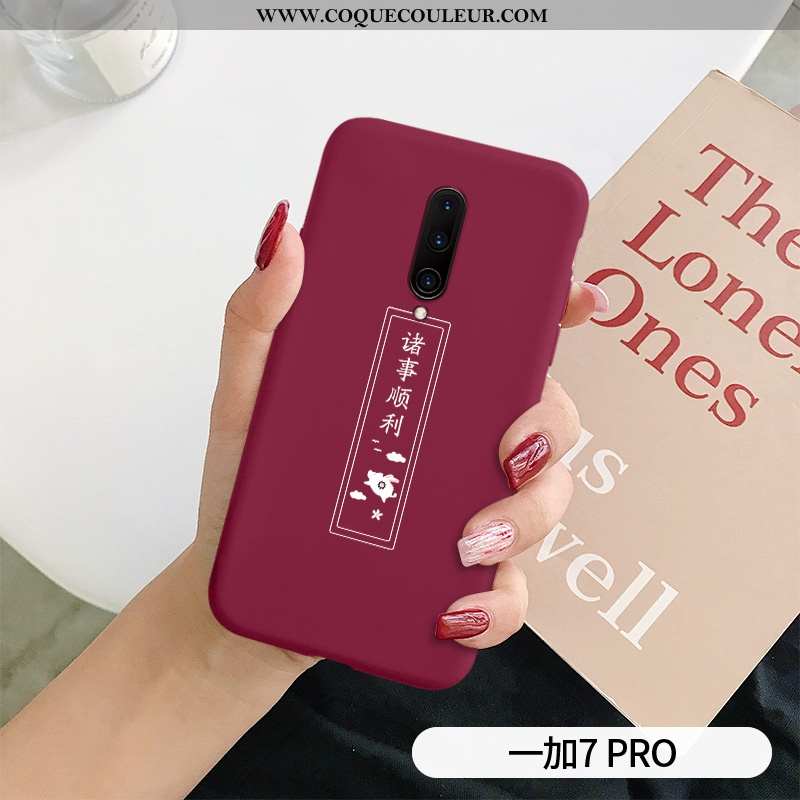 Étui Oneplus 7 Pro Ultra Vert Légère, Coque Oneplus 7 Pro Tendance Simple Verte