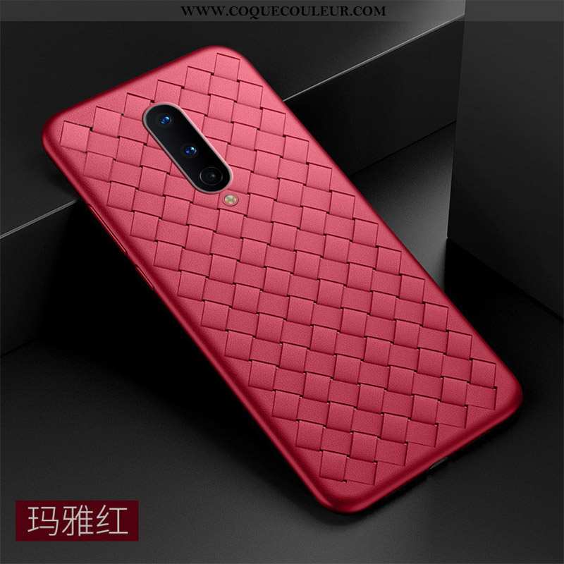 Coque Oneplus 7 Pro Protection Ultra, Housse Oneplus 7 Pro Personnalité Créatif Rouge