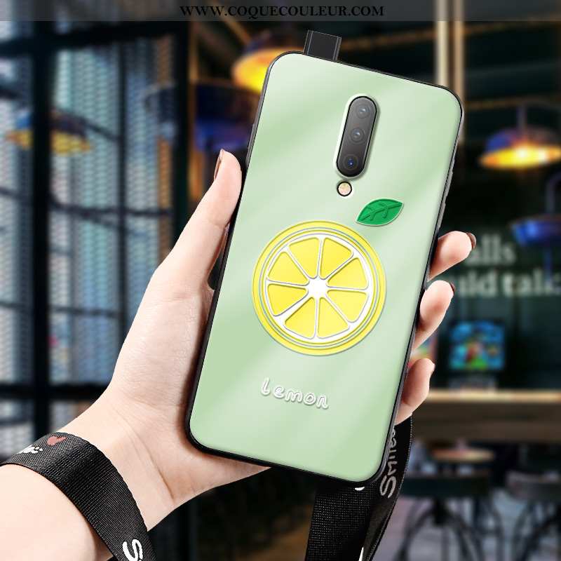 Coque Oneplus 7 Pro Tendance Tout Compris Silicone, Housse Oneplus 7 Pro Légère Luxe Jaune