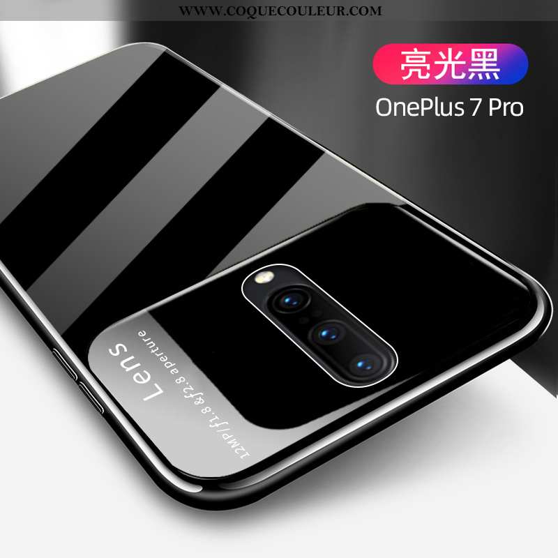 Coque Oneplus 7 Pro Personnalité Téléphone Portable, Housse Oneplus 7 Pro Créatif Incassable Blanche