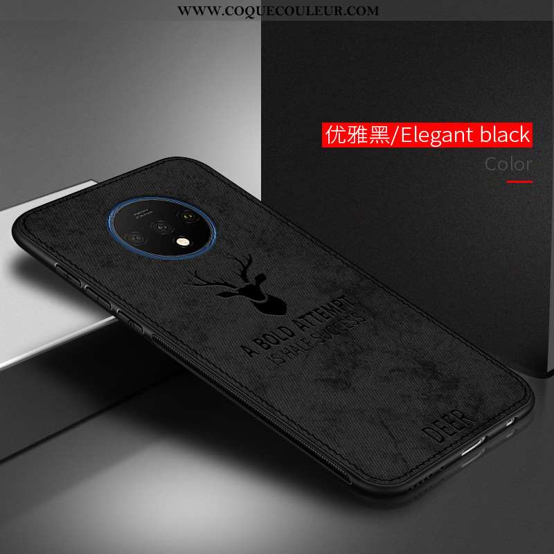 Coque Oneplus 7t Silicone Étui Incassable, Housse Oneplus 7t Mode Téléphone Portable Gris