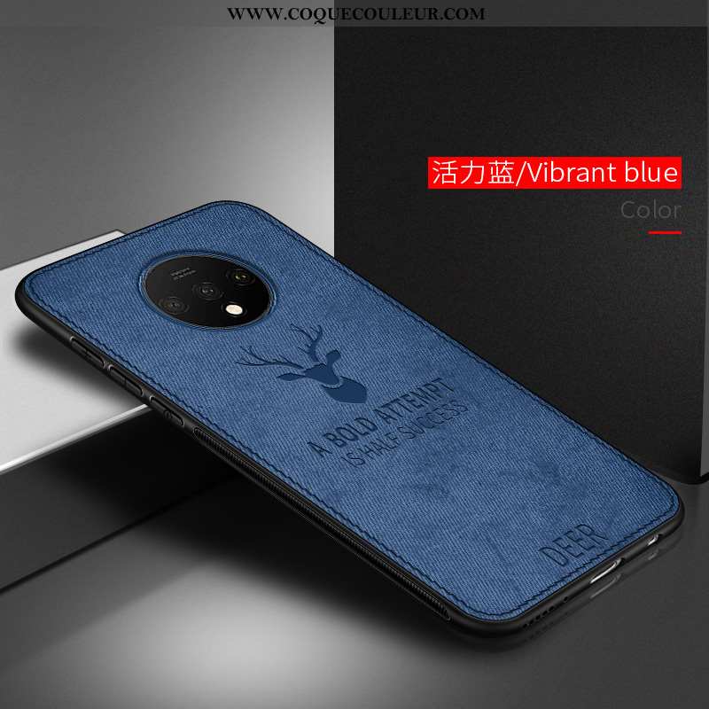 Coque Oneplus 7t Silicone Étui Incassable, Housse Oneplus 7t Mode Téléphone Portable Gris