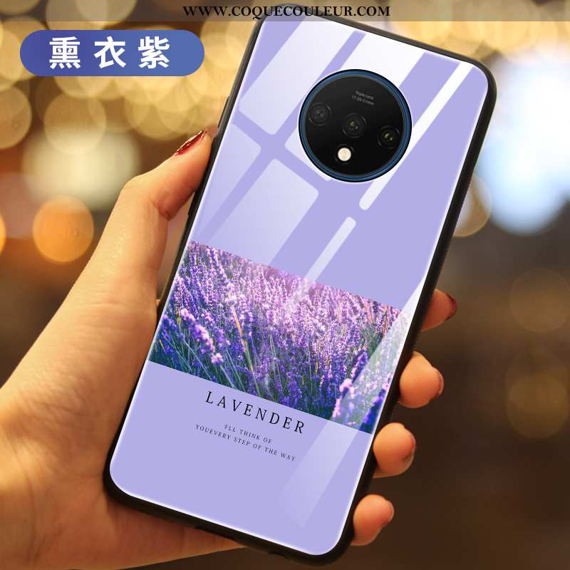 Housse Oneplus 7t Légère Incassable Ultra, Étui Oneplus 7t Silicone Luxe Violet