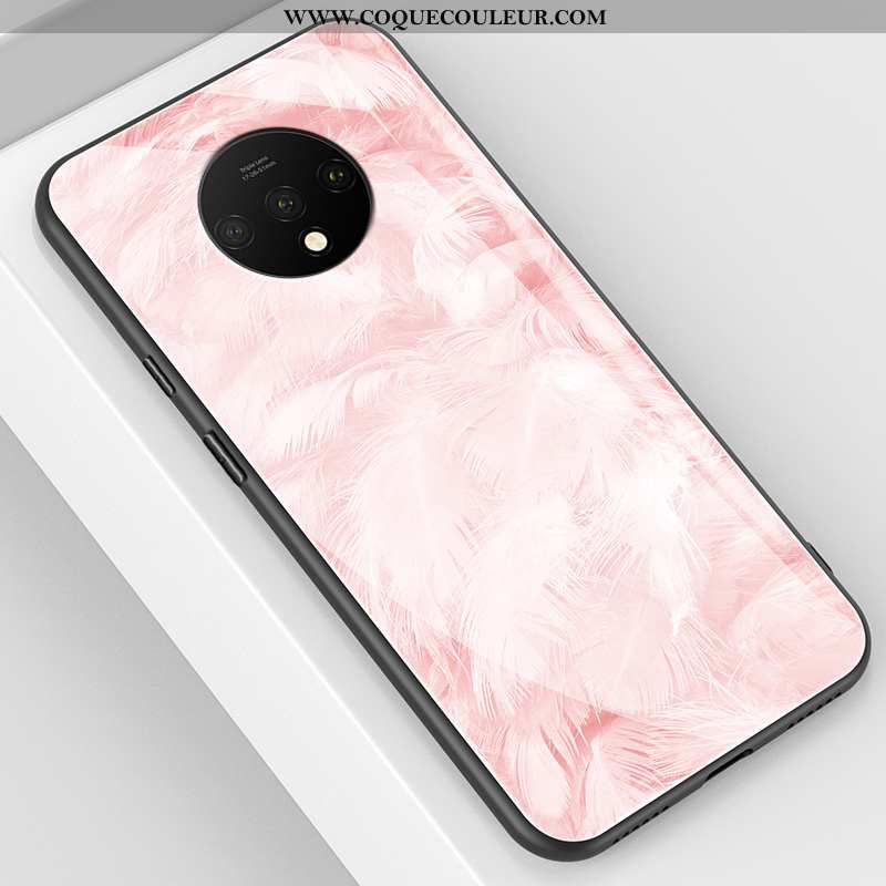 Étui Oneplus 7t Tendance Téléphone Portable Étui, Coque Oneplus 7t Légère Tempérer Bleu