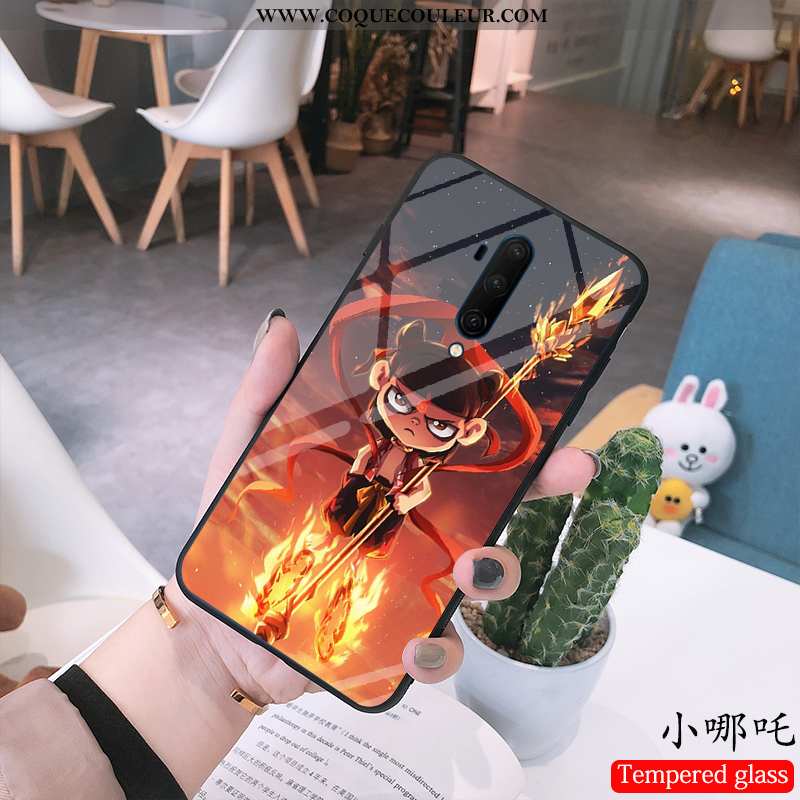 Coque Oneplus 7t Pro Verre Téléphone Portable Nouveau, Housse Oneplus 7t Pro Dessin Animé Bleu